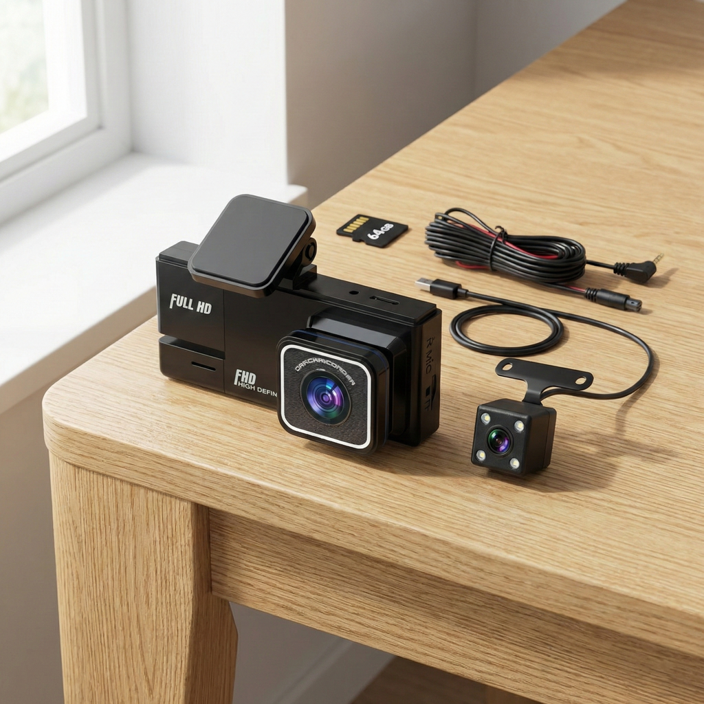 DashWatchers Pro 360° (Front + Cabin + Rear Cam | 64GB)